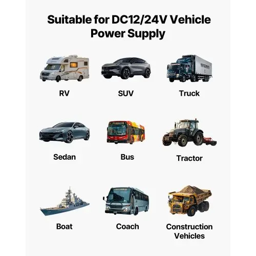 VEVOR Dieselheizung Lufterhitzer 12-24V 5-8KW tragbare Standheizung mit Fernbedienung & LCD-Bildschirm, geringe Geräuschentwicklung, 10 L Kraftstofftank für Lkw Wohnmobile – Bild 5