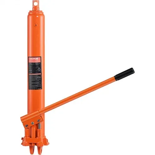 VEVOR Hydraulischer Langer Ram-Wagenheber, 8 t Motorhebezylinder mit Doppelkolbenpumpe & Gabelbasis, Hydraulischer Auto-Flaschenheber für Motorhebebühnen, Garagen-/Ladenkrane, Bauernhof usw. – Bild 10