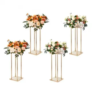 VEVOR 4er-Set Blumenhocker Eckig 20x20x60cm Blumenständer Eisen Beistelltisch Modern Blumensäule Gold-Galvanisierung Pflanzenhocker Pflanzenständer Metallständer für Dekoration von Bars Hotels Cafés VEVOR 4er-Set Blumenhocker Eckig 20x20x60cm Blumenständer Eisen Beistelltisch Modern Blumensäule Gold-Galvanisierung Pflanzenhocker Pflanzenständer Metallständer für Dekoration von Bars Hotels Cafés