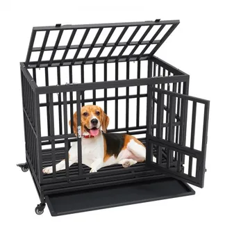 VEVOR Hundekäfig 95×65×81cm Hundebox aus Rostfreiem verzinktem Stahlrohr mit elektrostatischer Lackierung Hundegitterbox mit 3 Türen und abnehmbarer Auffangschale Hundetransportbox Transportkäfig VEVOR Hundekäfig 95×65×81cm Hundebox aus Rostfreiem verzinktem Stahlrohr mit elektrostatischer Lackierung Hundegitterbox mit 3 Türen und abnehmbarer Auffangschale Hundetransportbox Transportkäfig