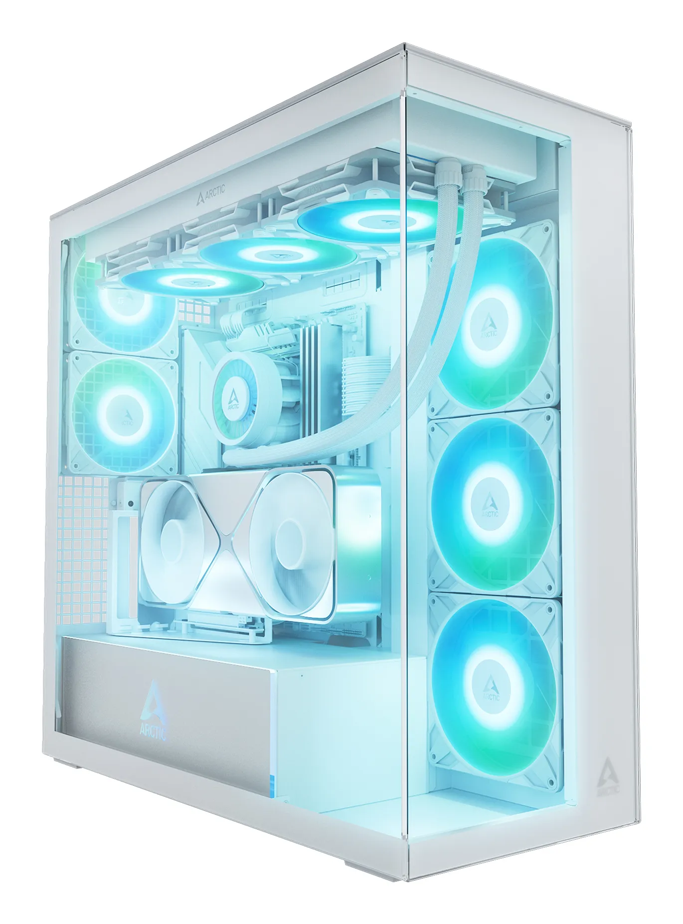 ARCTIC Xtender VG (White) Premium E-ATX PC-Gehäuse mit vertikaler GPU-Montage ARCTIC Xtender VG (White) Premium E-ATX PC-Gehäuse mit vertikaler GPU-Montage
