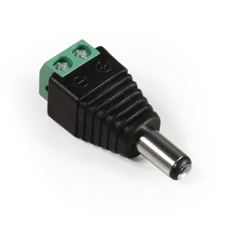 Adapter McPower, DC-Stecker 5,5×2,1mm und Lüsterklemme Adapter McPower, DC-Stecker 5,5×2,1mm und Lüsterklemme