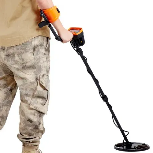 VEVOR Metalldetektor Kit für Erwachsene Multifunktionaler Profi-Detektor mit 7 Modi Metallsuchgerät wasserdichte 25,4cm Spule für Größere Tiefe, mit Schaufel und Tragetasche – Bild 9