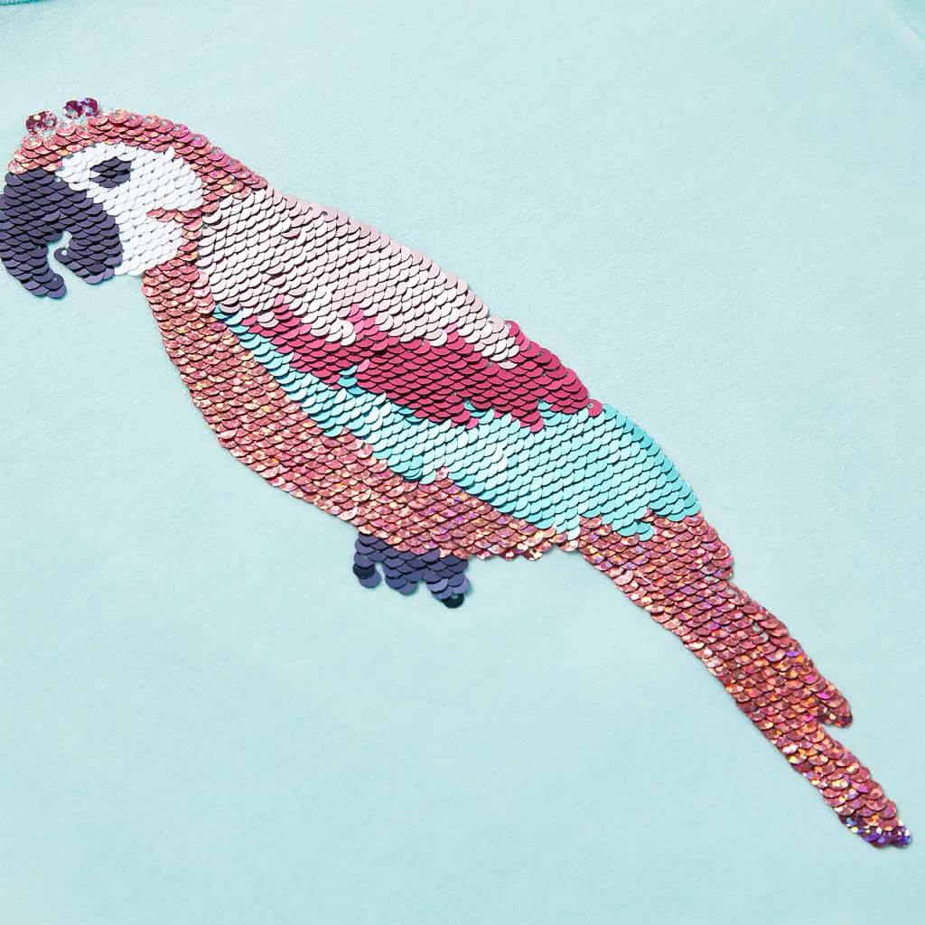 vidaXL Kinder-T-Shirt Hellblau 104 – Bild 4