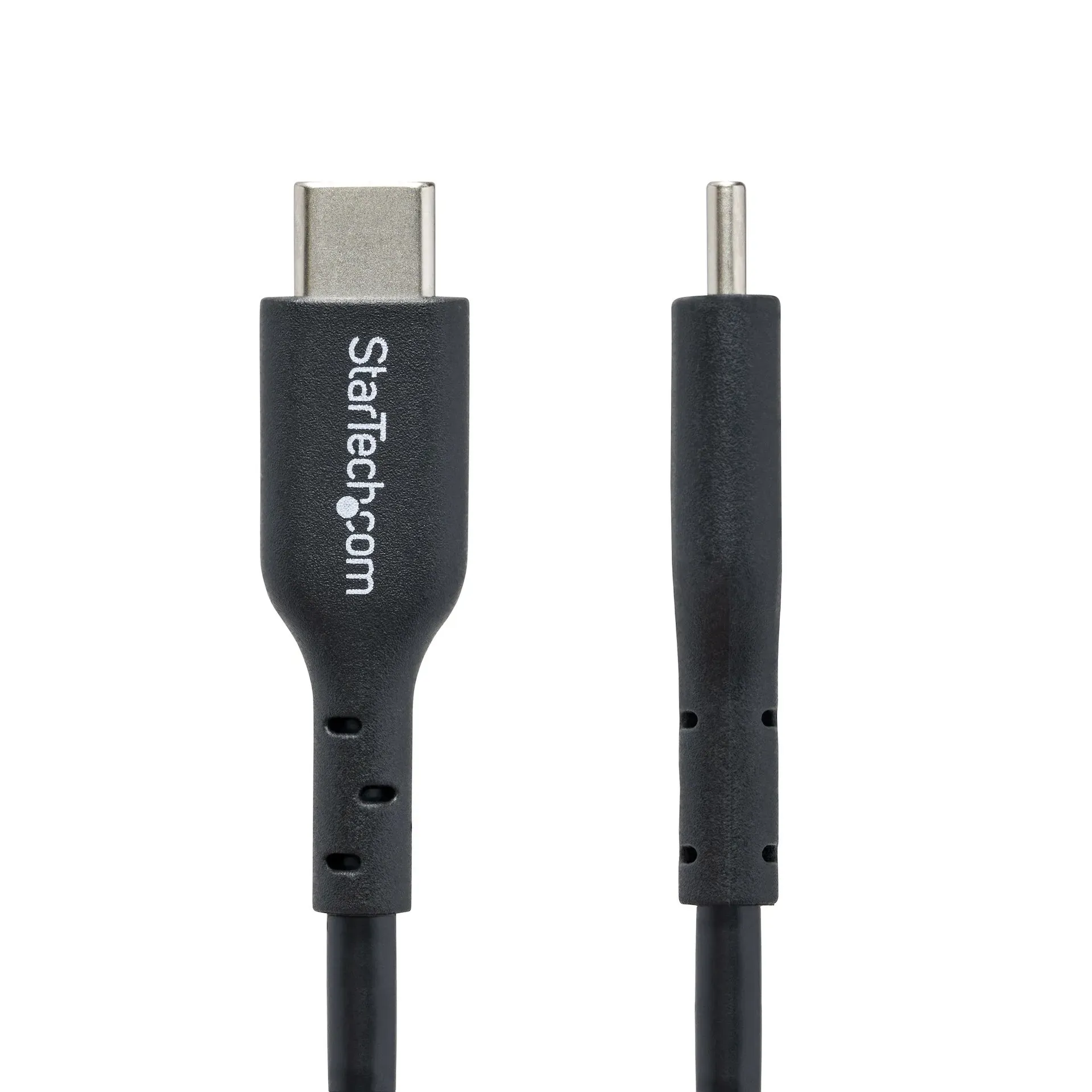 StarTech.com 2m USB-C-Ladekabel, Laden und Synchronisieren, 60W (3A) Power Delivery, USB 2.0 Laptop-Ladekabel, Schwarz - USB C Ladekabel – Bild 3