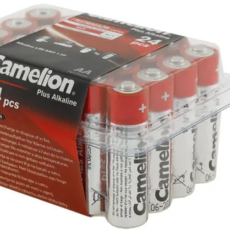 Mignon-Batterien CAMELION AlkalinePlus Typ AA/LR6, 1,5V, 24er Haushaltsbox Mignon-Batterien CAMELION AlkalinePlus Typ AA/LR6, 1,5V, 24er Haushaltsbox