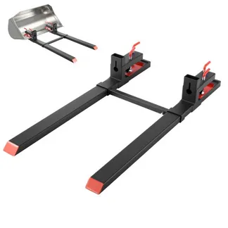 VEVOR Palettengabeln, 1814 kg Gabelträger zum Anklemmen, 1490 mm Gesamtlänge, Gabelzinken mit verstellbarer Stabilisatorstange für Traktoranbaugeräte, Ladeschaufel & Kompaktlader, Schwarz VEVOR Palettengabeln, 1814 kg Gabelträger zum Anklemmen, 1490 mm Gesamtlänge, Gabelzinken mit verstellbarer Stabilisatorstange für Traktoranbaugeräte, Ladeschaufel & Kompaktlader, Schwarz