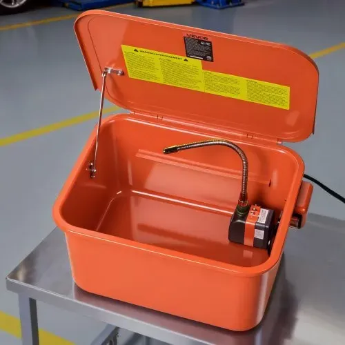 VEVOR Teilewaschgerät Teilewaschanlage für Autoteile 19 L, 13 L Lösungsmittelkapazität, Teilewaschbecken mit Elektrischer Pumpe für Radlager Zahnräder Vergaser 1,5 L/min Ausstoßmenge Teilewäscher – Bild 7