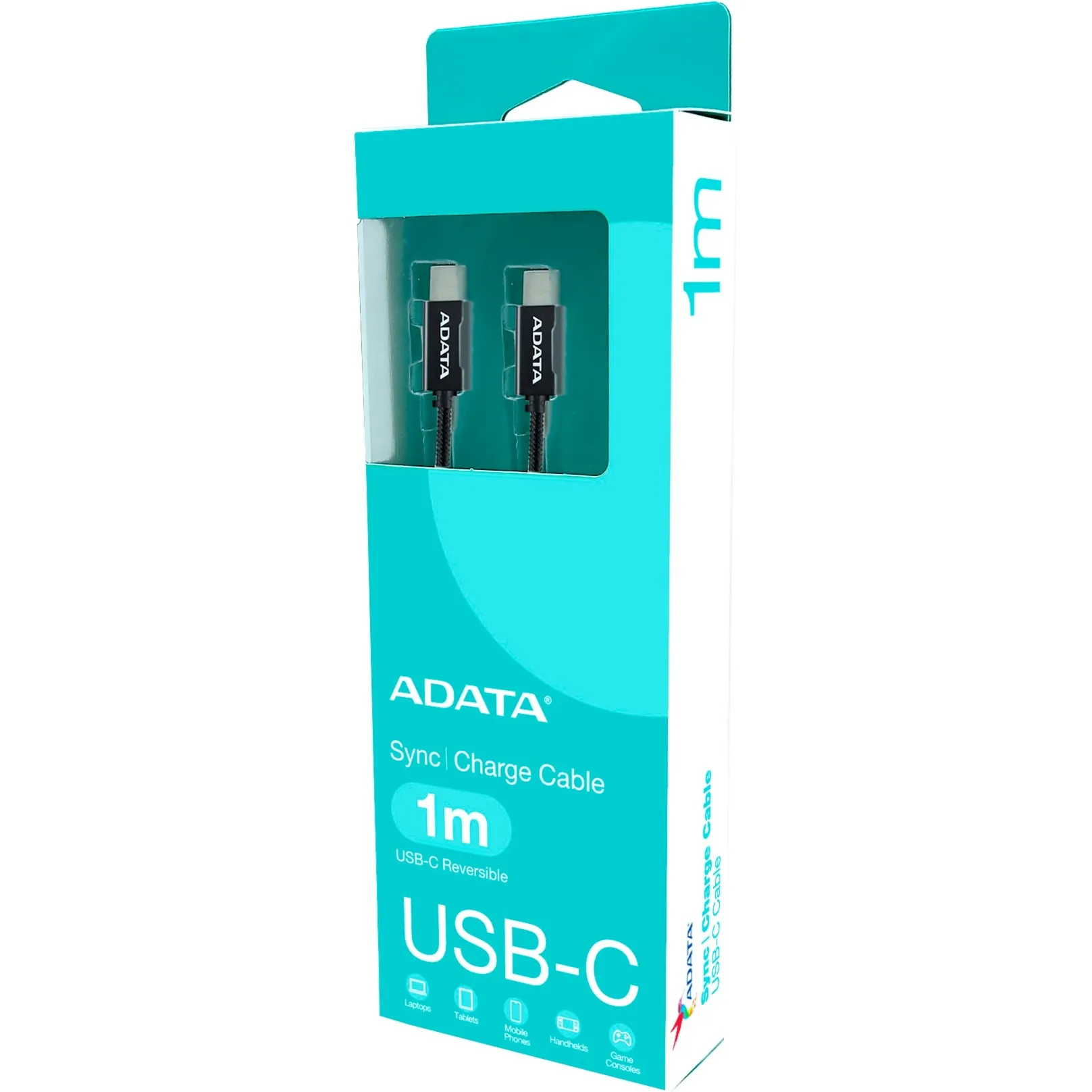 ADATA CACC-100PN-BK USB Kabel USB 2.0 1 m USB C Schwarz – Bild 4