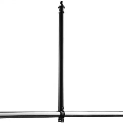 VEVOR Übersteigschutz Zaunerhöhung, 9 Pack, 695 mm Stacheldrahtabweiser für 3,3-3,8 mm Zaunoberseite, Ω-Halterung, Stacheldrahthalter zum Schutz der Privatsphäre in Hof, Bauernhof oder Garten – Bild 8