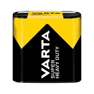 Batterie Zink-Kohle Block, VARTA, 3R12, 4.5V, Super Heavy Duty, Retail Blister Batterie Zink-Kohle Block, VARTA, 3R12, 4.5V, Super Heavy Duty, Retail Blister