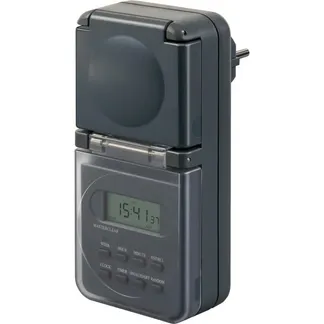 Digitale Wochen-Zeitschaltuhr IP44 mit LCD-Display Digitale Wochen-Zeitschaltuhr IP44 mit LCD-Display