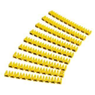Kabelmarker-Clips McPower, bedruckt mit Buchstaben, Kabeldurchmesser bis 4mm Kabelmarker-Clips McPower, bedruckt mit Buchstaben, Kabeldurchmesser bis 4mm