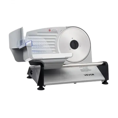 VEVOR Allesschneider Fleischschneider 200 W elektrische Aufschnittmaschine mit 19 cm Klinge, Fleischschneidemaschine mit 0–15 mm einstellbarer Dicke, für gefrorenes Fleisch Schinken Prime Steak – Bild 9