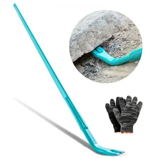 VEVOR Brecheisen, ca. 907 kg Tragkraft, 1422,4 mm Gesamtlänge, Stahl, Nageleisen für Abbrucharbeiten, Beton & Brechen, ideal für den Einsatz im Bauwesen & in der Industrie, mit optimaler Hebelwirkung VEVOR Brecheisen, ca. 907 kg Tragkraft, 1422,4 mm Gesamtlänge, Stahl, Nageleisen für Abbrucharbeiten, Beton & Brechen, ideal für den Einsatz im Bauwesen & in der Industrie, mit optimaler Hebelwirkung