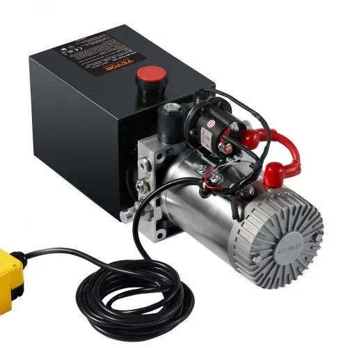 VEVOR Hydraulikpumpe Hydraulikaggregat 12 V Hydraulikaggregat 1600 W, Einfachwirkende Hydraulikpumpe Hydraulic Power Pack, 3,79 L Tank Hand Pump Hydraulikaggregat, für Aufzüge, Gabelstapler usw. – Bild 10