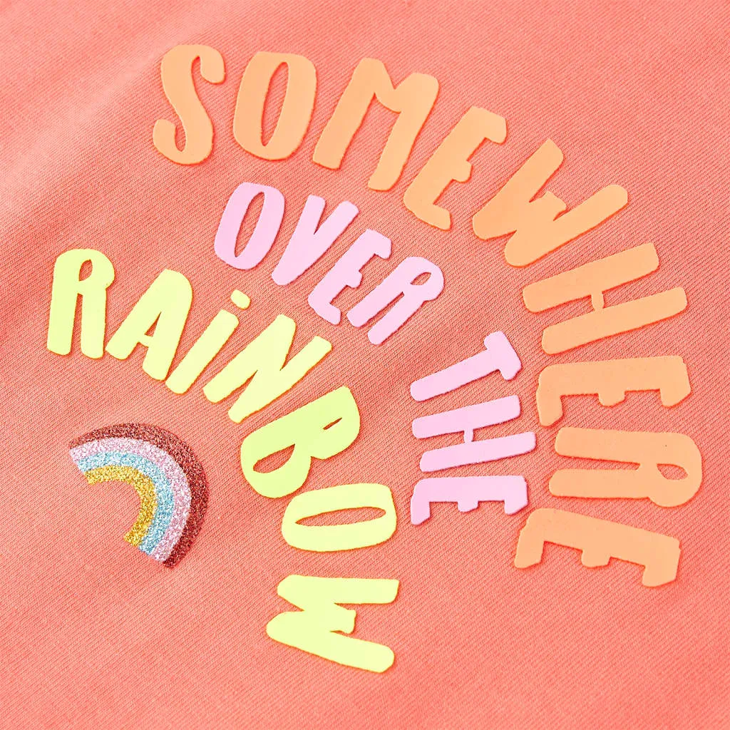 vidaXL Kinder-T-Shirt Korallenrosa 116 – Bild 4