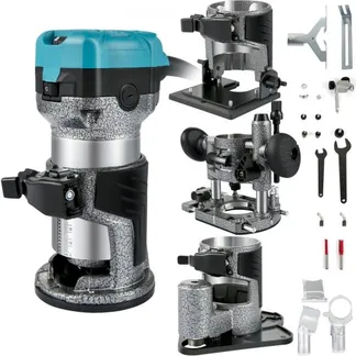 VEVOR Einhand Holz Oberfräse Kantenfräse Fräser Oberfräse Feste Basis Neigungsbasis Tauchbasis Offset Basis 3 Spannzangen VEVOR Einhand Holz Oberfräse Kantenfräse Fräser Oberfräse Feste Basis Neigungsbasis Tauchbasis Offset Basis 3 Spannzangen