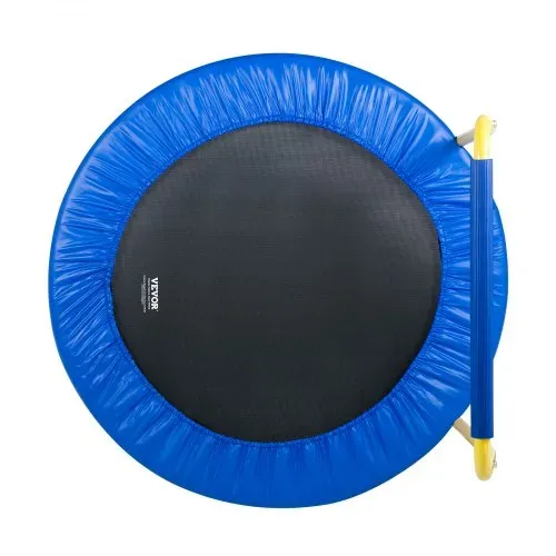 VEVOR Trampolin Gartentrampolin 810x920x920 mm, Klappabrer Trampolin Mini 60 kg Gewichtstragfähigkeit Fitness Trampolin, Kindertrampolin Kleinkind Trampolin Blau Indoor/Outdoor/Garten/Drinnen – Bild 10