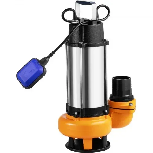 VEVOR Schmutzwasserpumpe mit var. Schwimmerschalter Tauchpumpe 2200W Gartenpumpe Durchfluss 60000L/h Schmutzwassertauchpumpe max. Hub 18m Wasserpumpe IPX8 Ideal zum Pumpen von Wasser – Bild 8