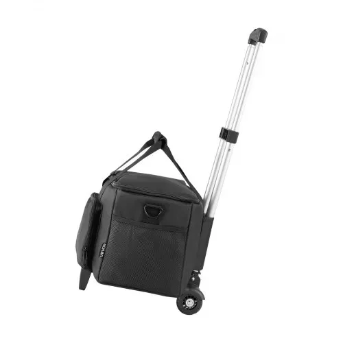 VEVOR DJ Kabeltasche 540 x 240 x 260 mm, DJ Tasche mit 6 Abnehmbaren Trennwänden, Gepolstertem Boden, 3 Außentaschen, Rollen & Griffen, 1680D, Kabeltasche für DJ-Equipment, Musikinstrumente & Zubehör – Bild 9