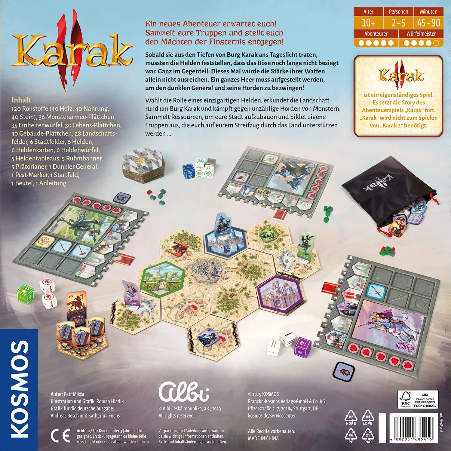 Kosmos 47856273 Brettspiel Kartenspiel Krieg – Bild 2