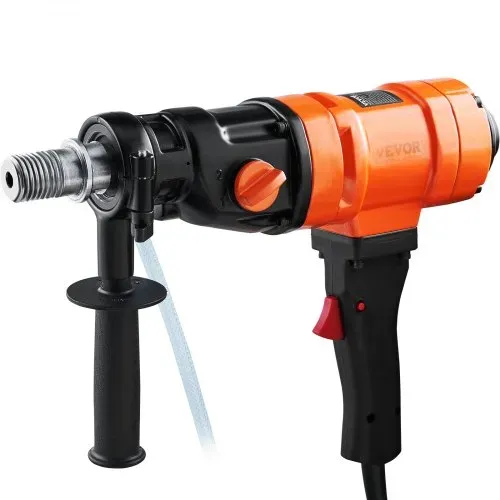 VEVOR Diamant Bohranlage 1500 W Diamantkernbohrmaschine Kernbohrgerät 1100/2400 RPM Kernbohrmaschine Nassbohren, 8-10,2 cm Magnetbohrmaschine Geeignet zum Bohren von Stahlbeton, Marmor usw. – Bild 8