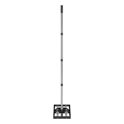 VEVOR Rasenrakel 438x255 mm, Rasen Nivellierrechen mit 161 cm Verstellbarem Stiel, Edelstahl Rasenrechen für Garten & Golfplatz, Lawn Leveling Rake zum Nivellieren von Rasenflächen. – Bild 10