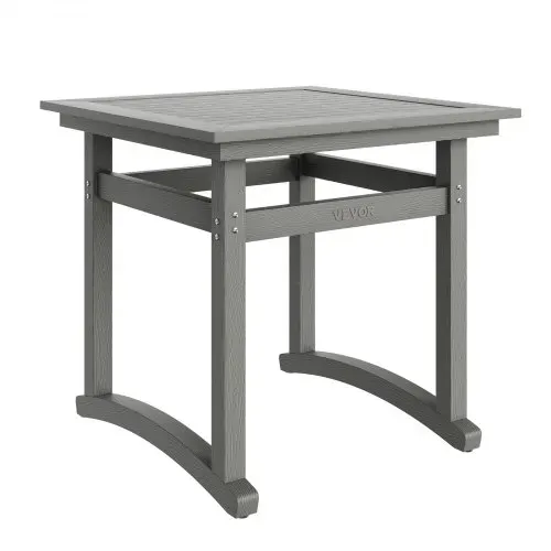 VEVOR 5-teiliges Gartenmöbel Set Balkonmöbel Set 1 Tisch + 4 Stühle, 150 kg / 150 kg Sitzgruppe Garnitur Wetterfest Sonnenfest, Essgruppe Garten Terrassenmöbel-Set Modern Balkon Möbel Hellgrau – Bild 9