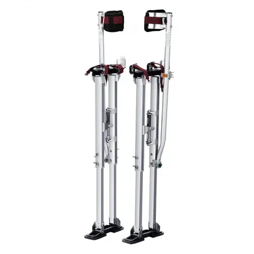 VEVOR Aluminiumstelzen Deckenbau 91,4-126,7cm Höhenverstellbar Arbeitsstelzen Trockenbau 103kg Belastbarkeit Malerstelzen 27-29cm Fußgröße Für Malerarbeit Heimdekoration Baumschnitt Elektroarbeit – Bild 8
