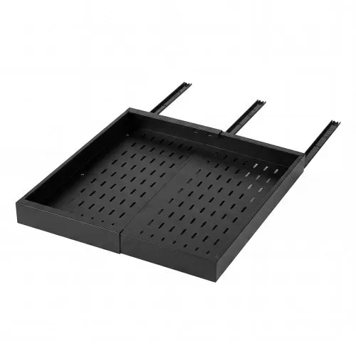 VEVOR 2 x Teleskopschubladen Ausziehbare Küchenschrank-Organizer 31-48 cm, 52 cm Tiefe Auszugsschubladen für Schränke, Erweiterbare Auszugsschubladen für Küchenschränke mit Nano-Klebestreifen, Schwarz – Bild 9