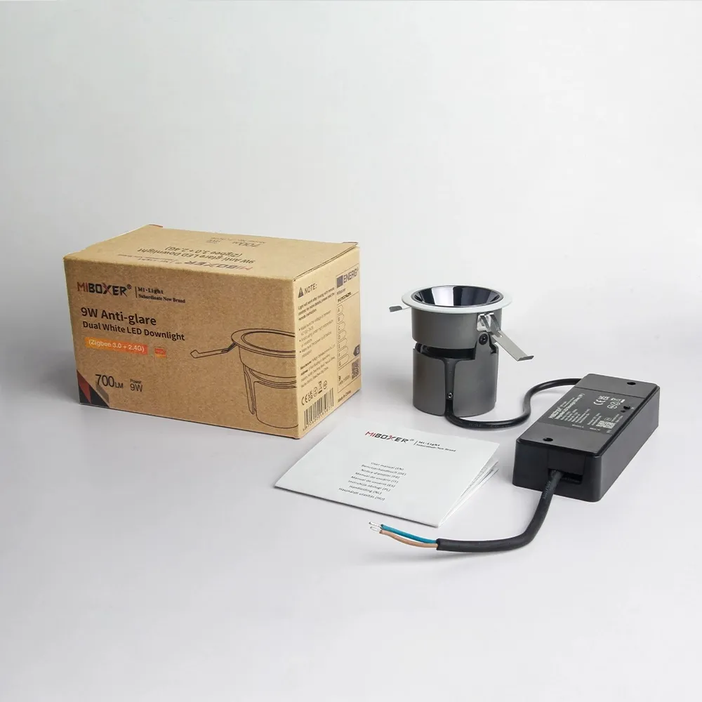 MiBoxer FUT076ZR LED Downlight 9W dualwhite (CCT) adjust mit Zigbee 3.0 + 2,4 GHz HF MiBoxer FUT076ZR LED Downlight 9W dualwhite (CCT) adjust mit Zigbee 3.0 + 2,4 GHz HF