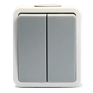 Feuchtraum Serienschalter McPower “Fix“, Steckanschluss , IP54, 250V~/10A, AP Feuchtraum Serienschalter McPower “Fix“, Steckanschluss , IP54, 250V~/10A, AP