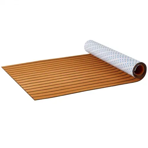 VEVOR Bootsboden, EVA-Schaum-Bootsdeck, 2400 x 900 x 6 mm, rutschfester, selbstklebender Bodenbelag, 21600 cm² großer Meeresteppich für Boote, Yachten, Pontons, Kajakdecks – Bild 9