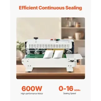 VEVOR Kontinuierliche Beutelband-Versiegelungsmaschine, 0,24-0,47 Zoll/6-12 mm Siegelbreite, Horizontale Bandsiegelmaschine mit digitaler Temperaturregelung, Beutelsiegelgerät aus Karbonstahl für 0,02-0,8 mm starke Plastikbeutelfolien VEVOR Kontinuierliche Beutelband-Versiegelungsmaschine, 0,24-0,47 Zoll/6-12 mm Siegelbreite, Horizontale Bandsiegelmaschine mit digitaler Temperaturregelung, Beutelsiegelgerät aus Karbonstahl für 0,02-0,8 mm starke Plastikbeutelfolien