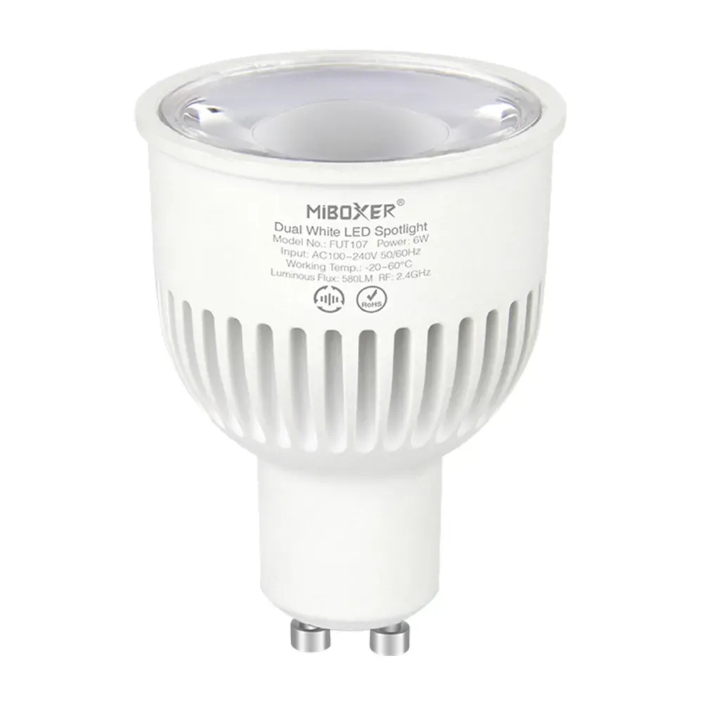 MiBoxer FUT107 GU10 LED Spot dimmbar Farbtemperatur 6W IP20 – Bild 3