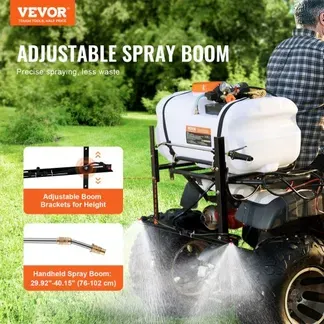 VEVOR ATV Sprüher 7 L/min Drucksprühgerät 12-V-Pumpe 0,1–0,5 MPa Pumpe-Betriebsdruck Sprühgerät 0–72 PSI Drucksprüher Inkl. 6,1 m Schlauch 2,5 m Schnellkupplungsleine Ideal für ATVs UTVs Traktoren VEVOR ATV Sprüher 7 L/min Drucksprühgerät 12-V-Pumpe 0,1–0,5 MPa Pumpe-Betriebsdruck Sprühgerät 0–72 PSI Drucksprüher Inkl. 6,1 m Schlauch 2,5 m Schnellkupplungsleine Ideal für ATVs UTVs Traktoren