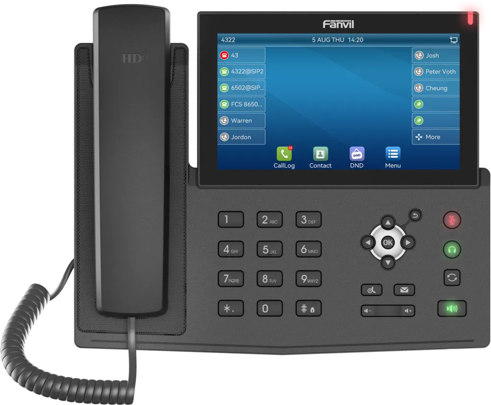 Fanvil X7 V2, High-end enterprise phone / SIP / POE / Gigabit / USB-Port / Bluetooth – Bild 2