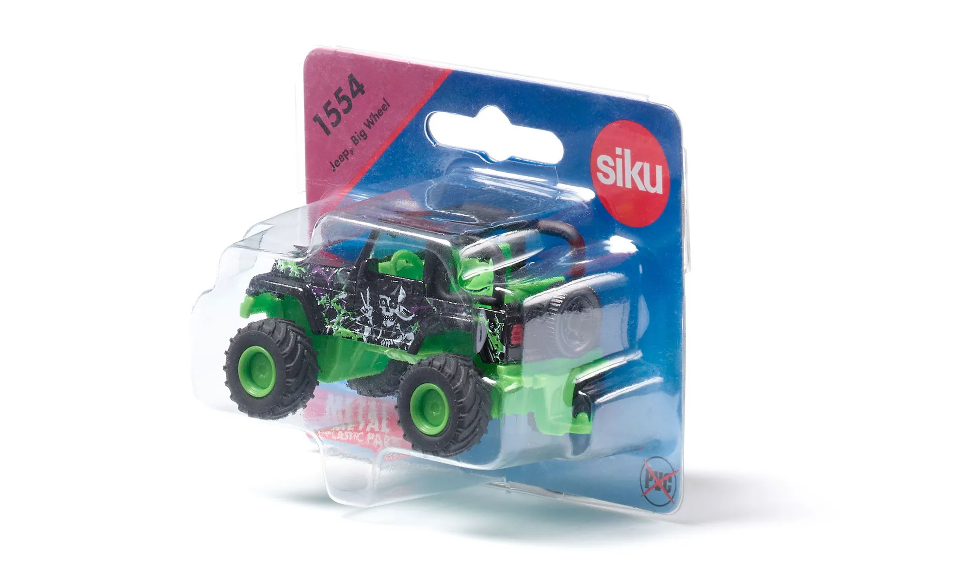 Siku Jeep ‘Big Wheel Off-Road-Fahrzeug-Modell Vormontiert – Bild 6