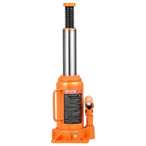 VEVOR hydraulischer Wagenheber Flaschenwagenheber 12 t 205–400 mm Hubbereich, Hochleistungs-Stempelwagenheber für Auto SUV Pickup Autoreparatur Hauslift landwirtschaftliche Geräte, Orange – Bild 8