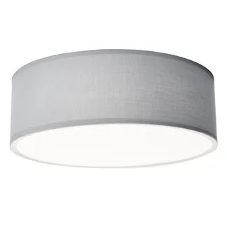 Deckenleuchte EINLICHT “Fabric“ für 1x E27, Ø30cm, Blaugrau, Stoffschirm Deckenleuchte EINLICHT “Fabric“ für 1x E27, Ø30cm, Blaugrau, Stoffschirm