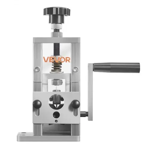 VEVOR Manuelle Kabelschälmaschine, 1,5–25mm, Kupferabisolierer mit Handkurbel/Bohrmaschine, 64Mn gehärtete Klingen, 45# Stahlrollen, Drahtschäler mit Rahmen aus Aluminiumlegierung – Bild 10
