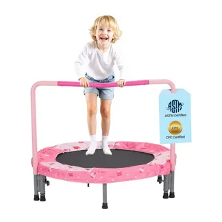 VEVOR Kindertrampolin Outdoor-Trampolin 91,44 cm faltbares Trampolin mit Griff, Rebounder-Trampolin Gartentrampolin für Kleinkinder, Geburtstagsgeschenk für Kinder ab 3 Jahren 100 kg belastbar Rot VEVOR Kindertrampolin Outdoor-Trampolin 91,44 cm faltbares Trampolin mit Griff, Rebounder-Trampolin Gartentrampolin für Kleinkinder, Geburtstagsgeschenk für Kinder ab 3 Jahren 100 kg belastbar Rot