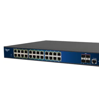 ALLNET Switch full managed Layer2+ 24 Port • 24x GbE • PoE Budget 370W • 24x PoE at • 4x SFP+ • 19″ • JSON API • ALL-SG8628PMJ-10G ALLNET Switch full managed Layer2+ 24 Port • 24x GbE • PoE Budget 370W • 24x PoE at • 4x SFP+ • 19″ • JSON API • ALL-SG8628PMJ-10G
