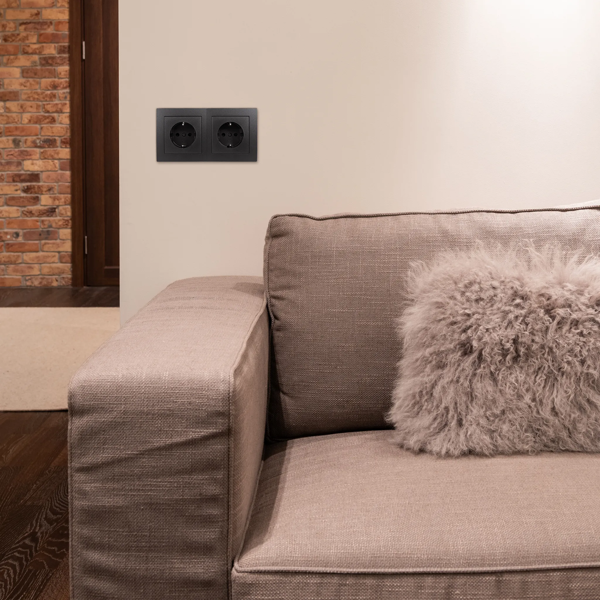 Schalter und Steckdosen Set McPower Flair ''Standard Plus'' 21-teilig, anthrazit – Bild 4