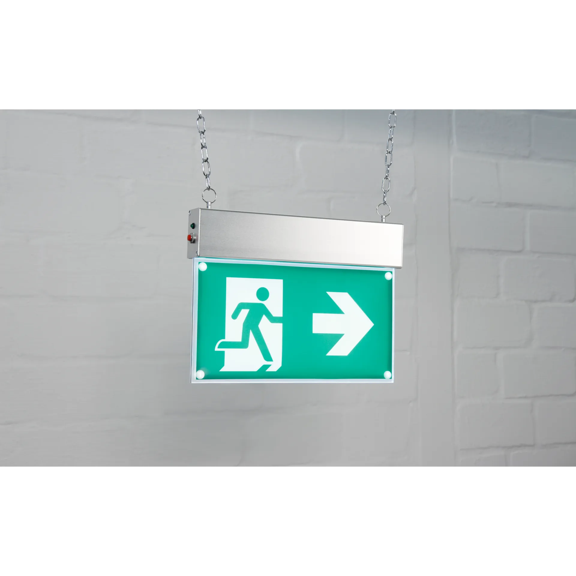 LED-Fluchtwegleuchte McShine ''FL-460'', Deckenmontage, inkl. Kette, Kunststoff – Bild 2