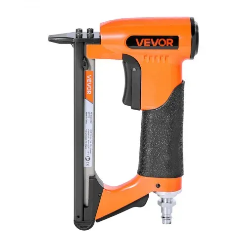 VEVOR Drucklufttacker, Druckluftnagler für Feindrahtklammern der Serie 71, 9,5 mm Krone, 6–16 mm Länge, max. 180 Stk. Druckluft Nagelpistole für Polsterarbeiten, Holzarbeiten, Heimwerkerprojekte – Bild 9