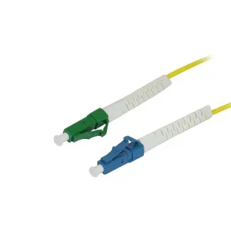 LWL-1-Faser-Patchk. 0.5mtr.LC-LC(APC), 9/125u, OS2, G657A2, AD=2mm, flexible Knickschutztülle, LWL-1-Faser-Patchk. 0.5mtr.LC-LC(APC), 9/125u, OS2, G657A2, AD=2mm, flexible Knickschutztülle,