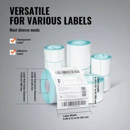 VEVOR Etikettiermaschine Manuell 15–20 Etiketten pro Minute Etikettenpistole Etikettenbreiten von 10–130 mm, Etikettenlängen von 10–300 mm Preisschilder Etikettiermaschine Flaschenetikettierer – Bild 5