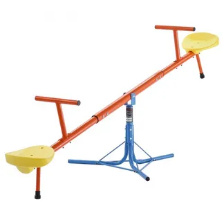 VEVOR Kinderwippe, 45,4 kg Tragkraft pro Sitz, Gartenwippe mit 3-zackigen Stützbeinen, Schaukelwippe, Karussellwippe, 360 Grad drehbar, Spielplatzgerät für Kinder ab 3 Jahren, 1905x620x660 mm VEVOR Kinderwippe, 45,4 kg Tragkraft pro Sitz, Gartenwippe mit 3-zackigen Stützbeinen, Schaukelwippe, Karussellwippe, 360 Grad drehbar, Spielplatzgerät für Kinder ab 3 Jahren, 1905x620x660 mm